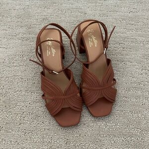 Seychelles ankle wrap heel sandals